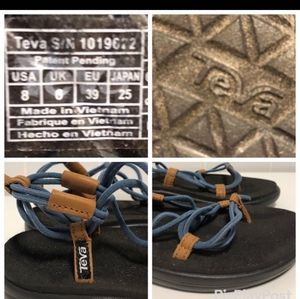 NWOT TEVA Voya Infinity Citadel Blue Rope Sandal-8